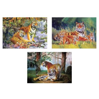 Obrázek z Obrázek 3D měnící 50x35cm - tygři (16) 
